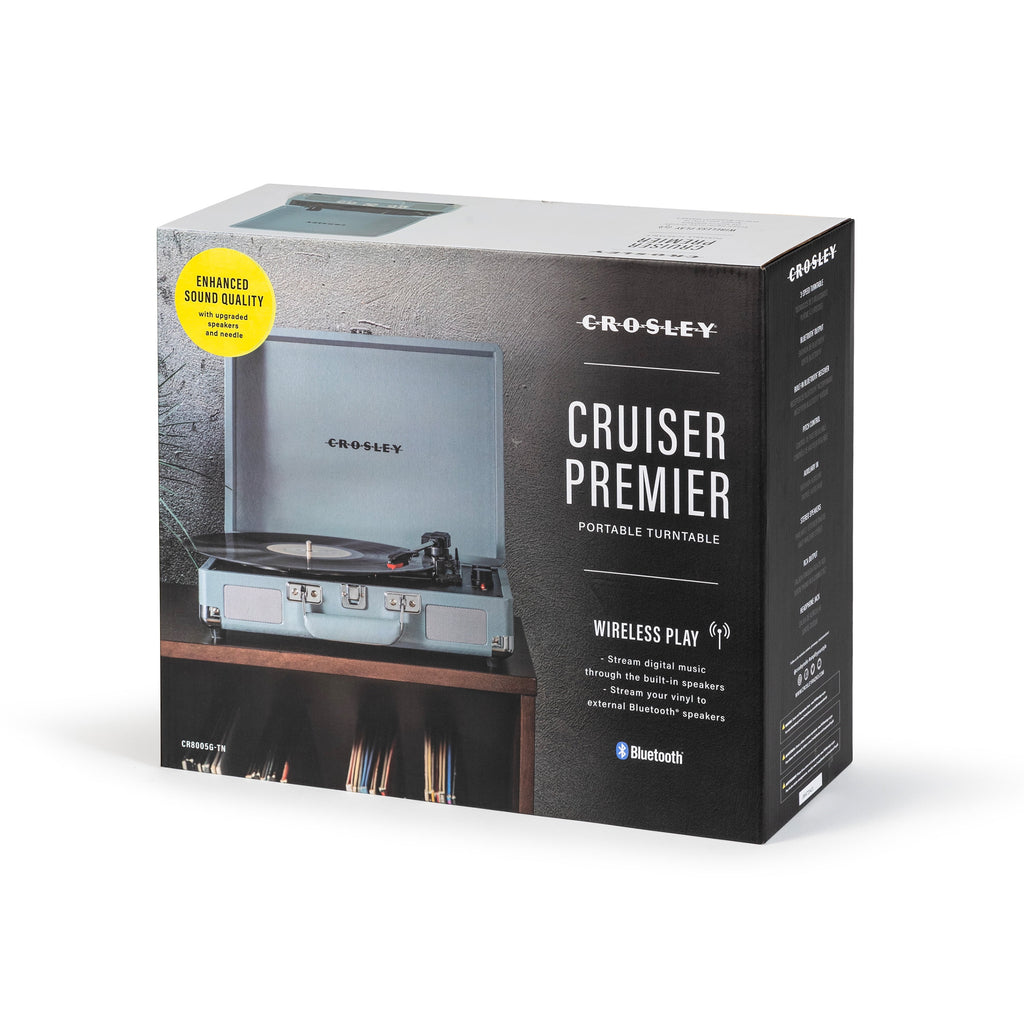 Crosley Cruiser Premier Vinyl Record Player with Speakers & Bluetooth
🎧 Vintage soul. Modern sound