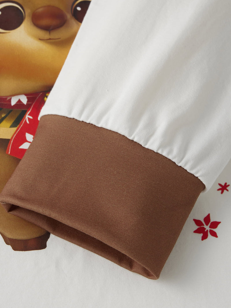 Jaweiwi Family Matching Christmas Pajama Set – Cozy Reindeer Plaid Sleepwear for the Holidays