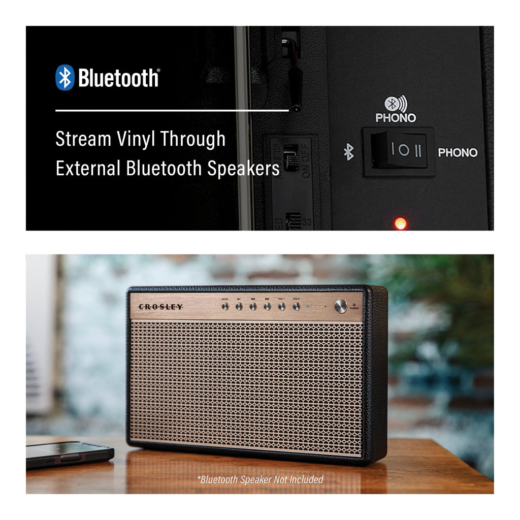 Crosley Cruiser Premier Vinyl Record Player with Speakers & Bluetooth
🎧 Vintage soul. Modern sound