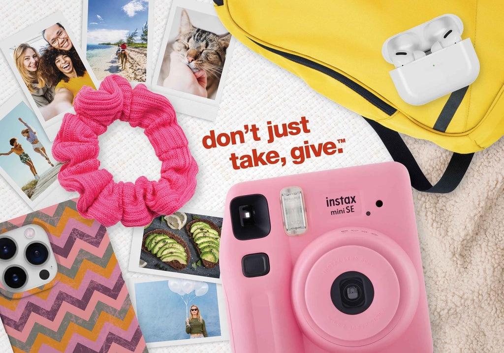 Fujifilm Instax Mini SE Instant Camera + 10-Pack Film – Pink Edition