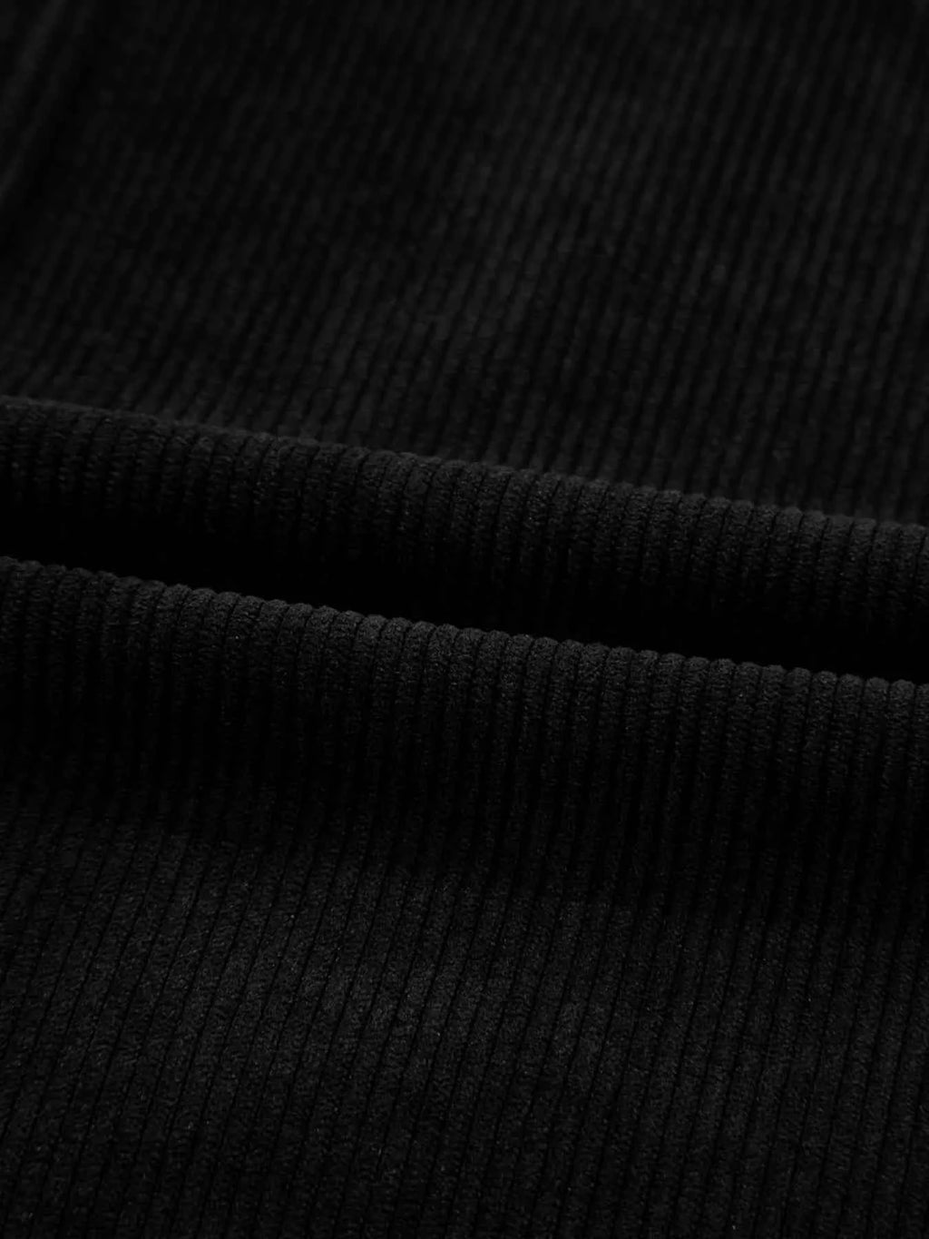 Corduroy Sleeveless Mini Dress with Patched Pockets