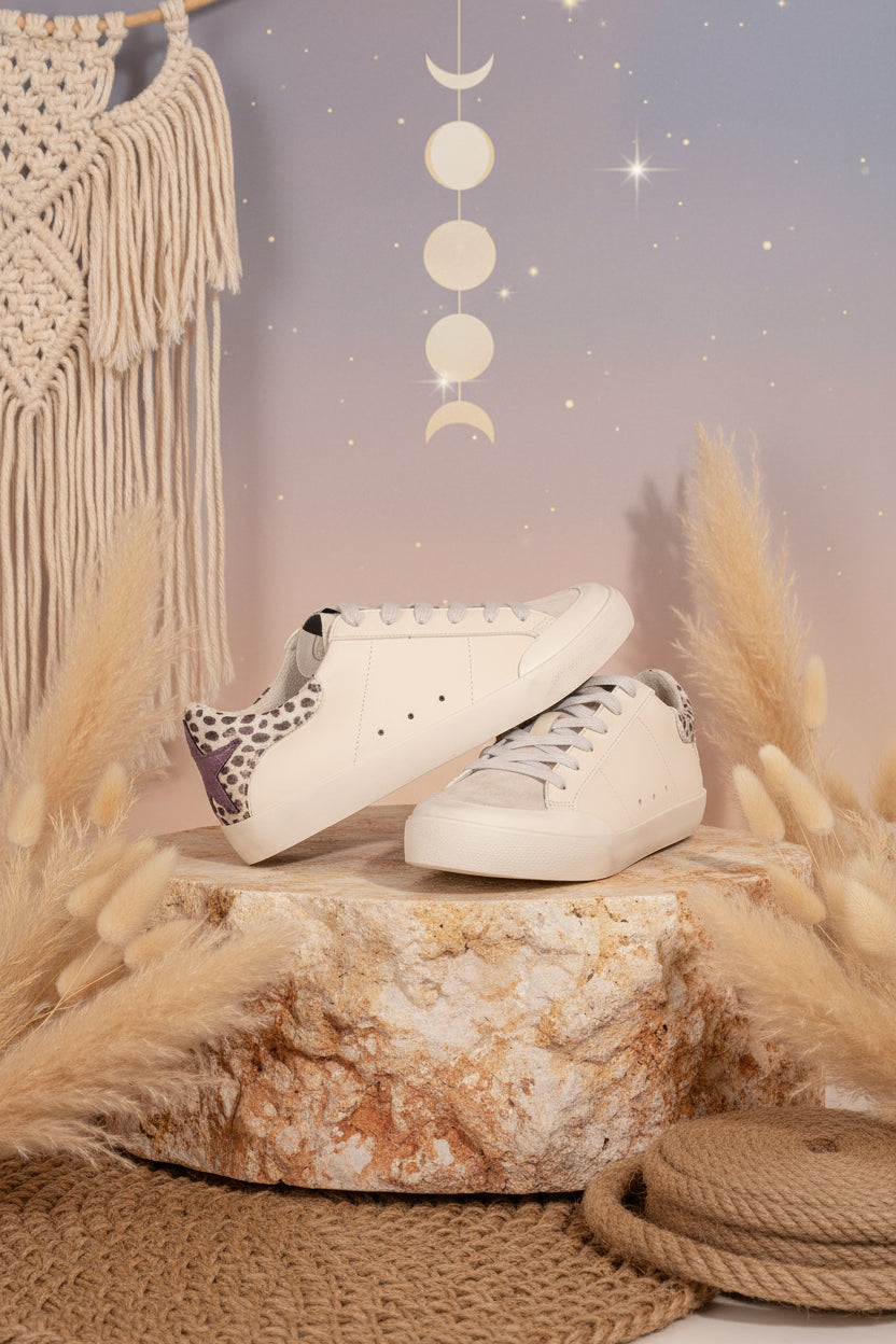 Lace up, Star, Sneakers - Velvet Stardust Co.