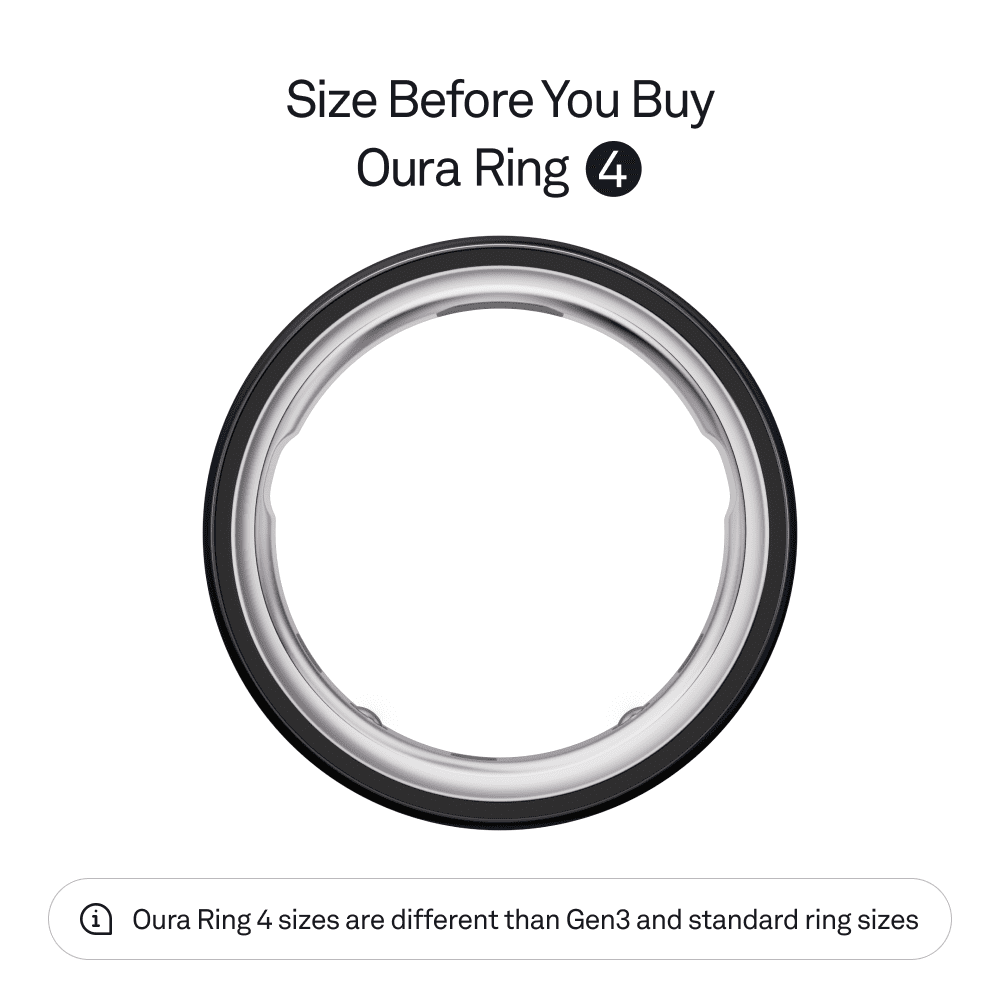 Oura Ring 4 – Smart Titanium Wellness Ring for Sleep, Fitness & Heart Tracking (8-Day Battery)