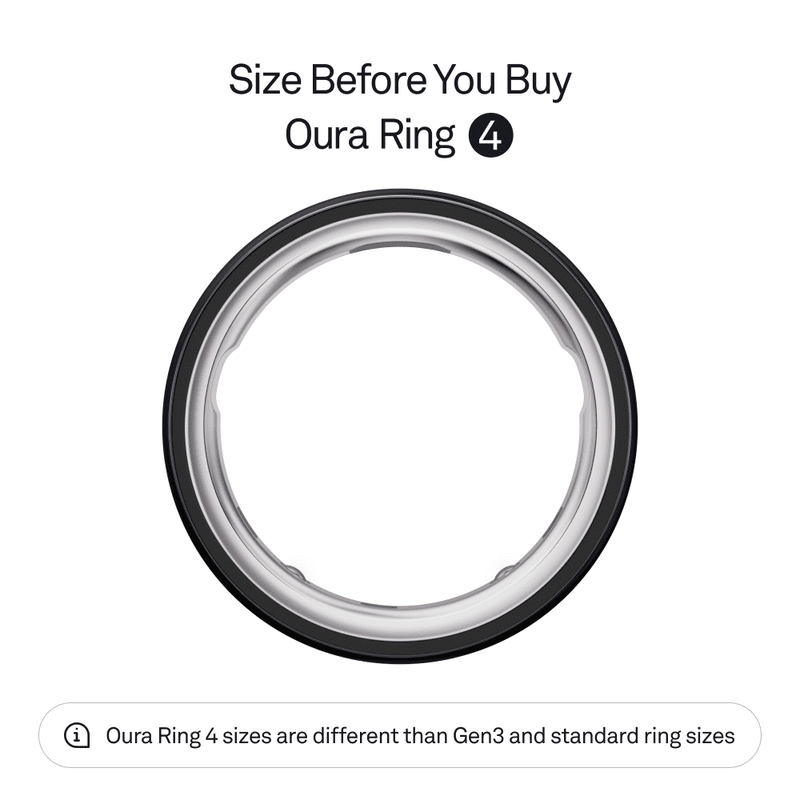 Oura Ring 4 – Smart Titanium Wellness Ring for Sleep, Fitness & Heart Tracking (8-Day Battery)