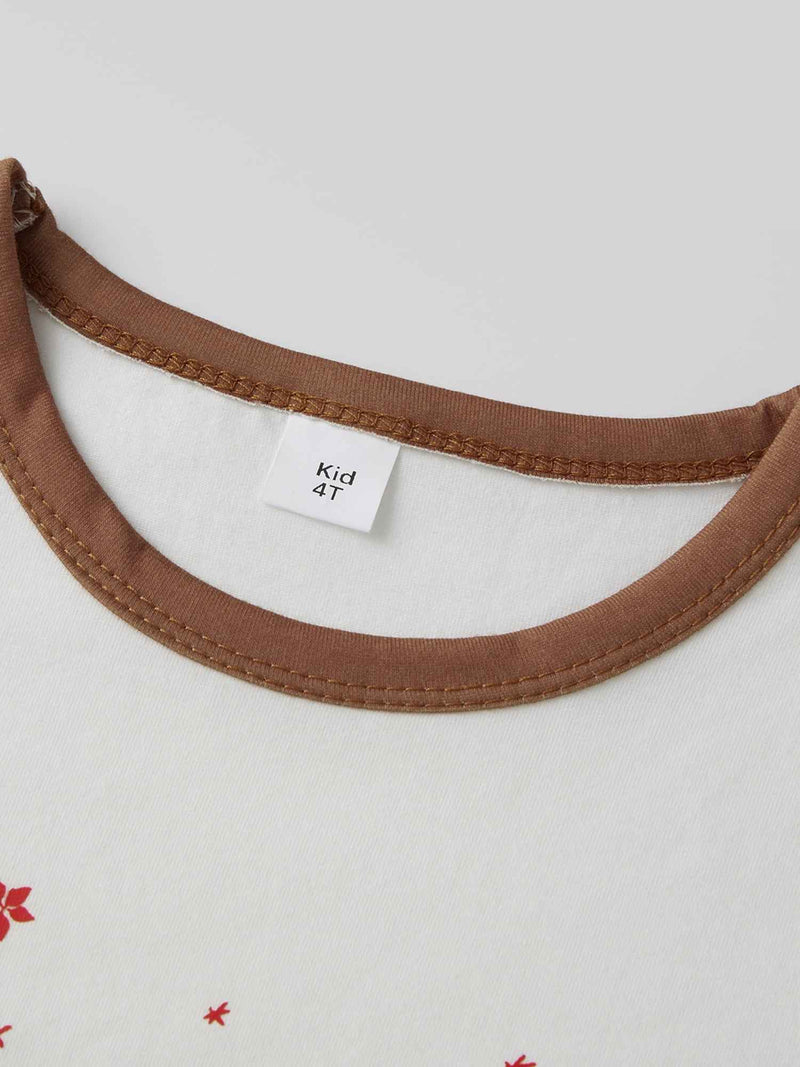 Jaweiwi Family Matching Christmas Pajama Set – Cozy Reindeer Plaid Sleepwear for the Holidays