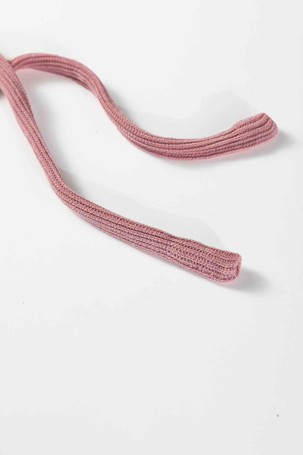 Fushia Textured Knit Drop Shoulder Pullover Drawstring Shorts Set