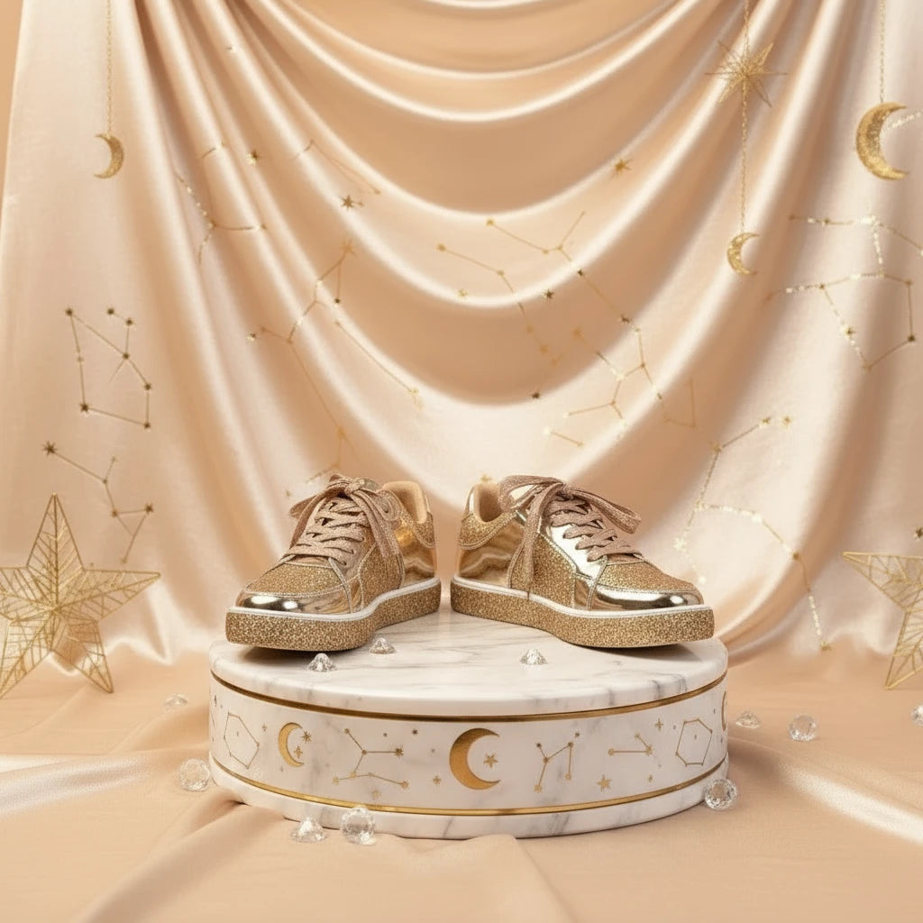 Round Toe Lace Up Sneakers