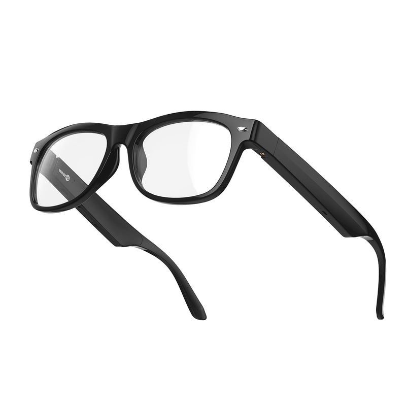 Classic Shiny Black – weariQ Bluetooth Smart Glasses