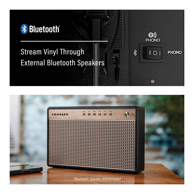 Crosley Cruiser Premier Vinyl Record Player with Speakers & Bluetooth
🎧 Vintage soul. Modern sound