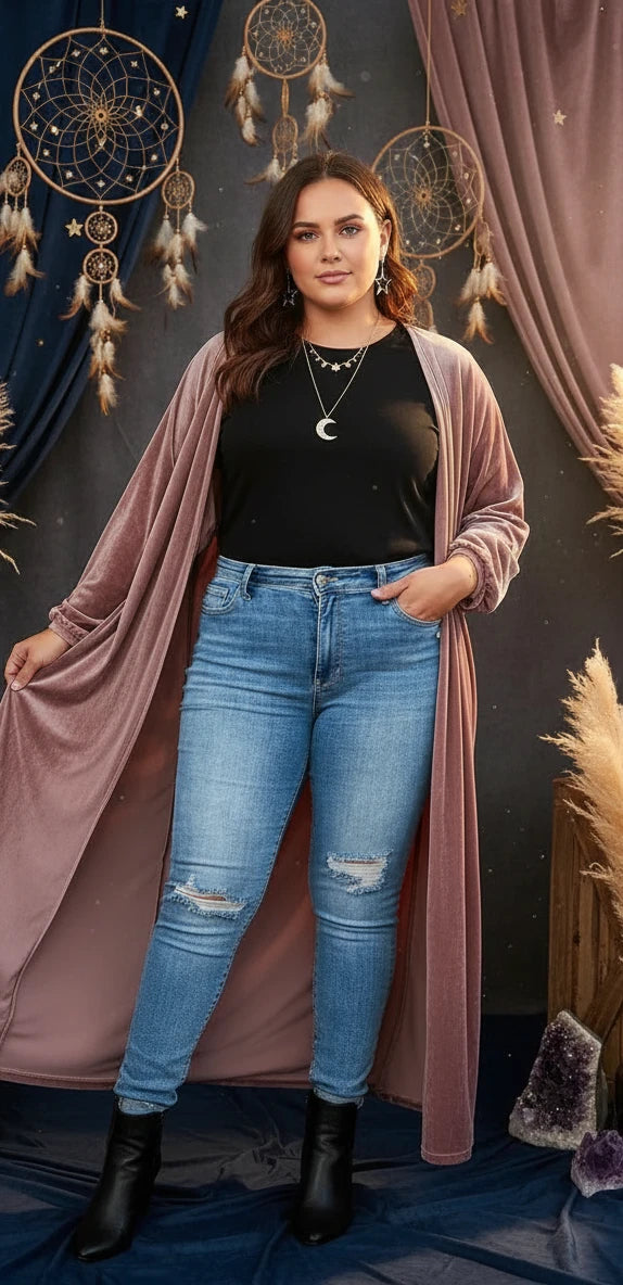 Judy Blue Full Size Mid Rise Destroy & Cuff Skinny Jeans - Velvet Stardust Co.