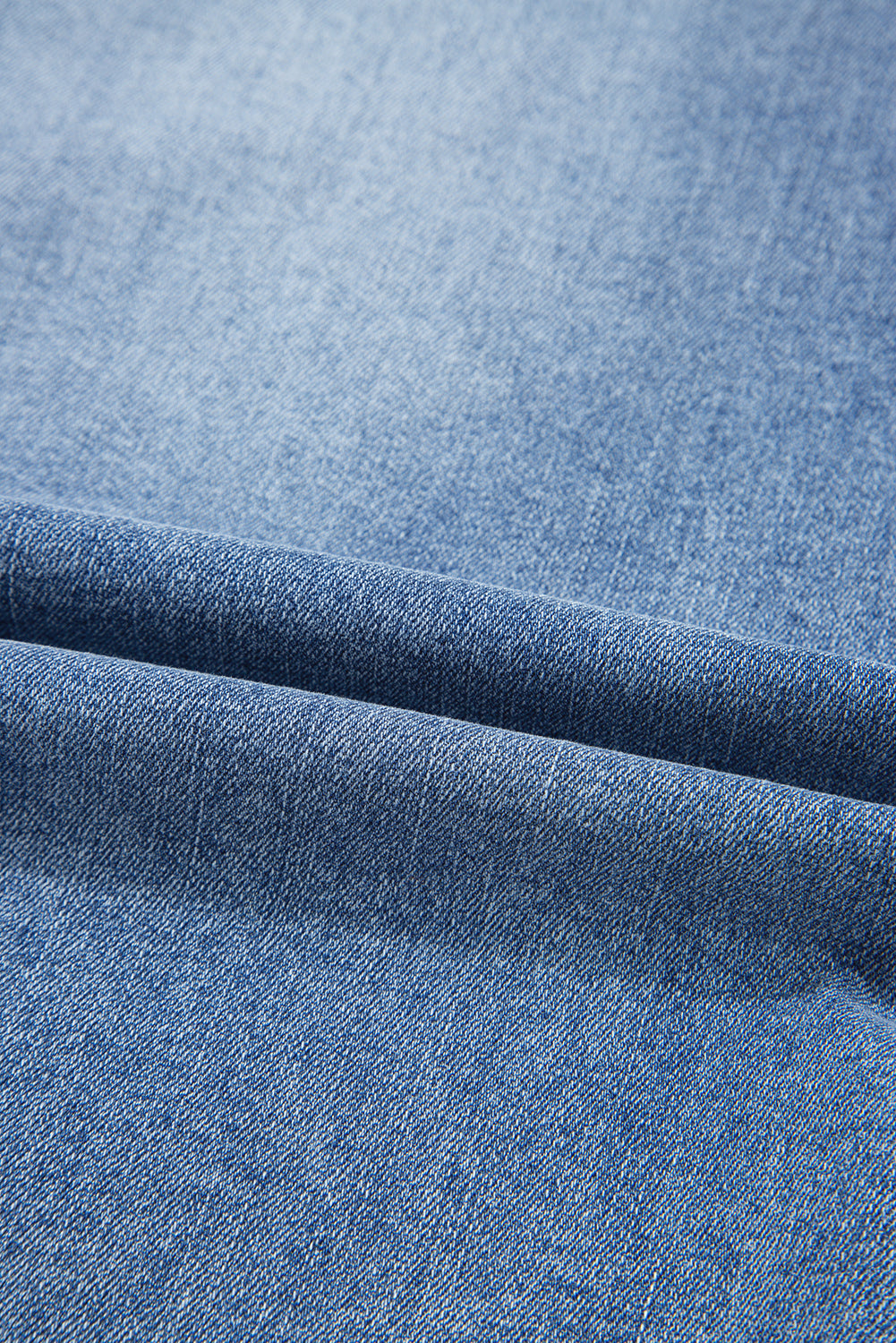 Myosotis Irregular Distressed Hem Denim Midi Skirt - Velvet Stardust Co.