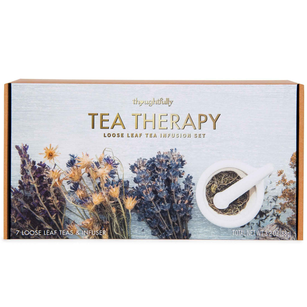 Tea Therapy™ Sampler Variety Gift Box – 7 Artisan Flavors with Rose Gold Infuser