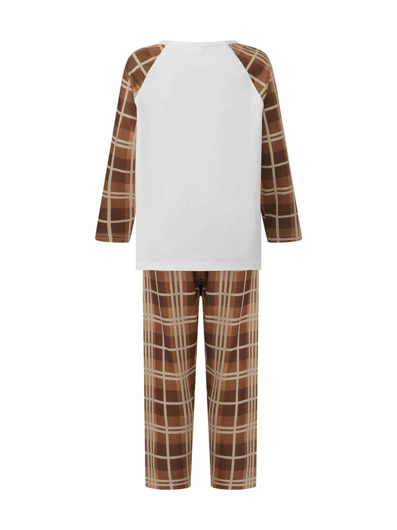 Jaweiwi Family Matching Christmas Pajama Set – Cozy Reindeer Plaid Sleepwear for the Holidays