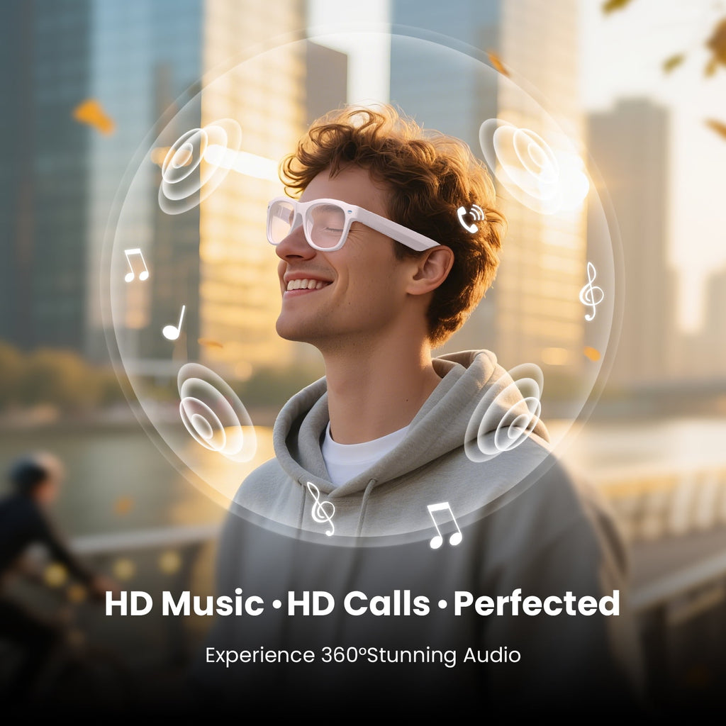 Classic Shiny Black – weariQ Bluetooth Smart Glasses