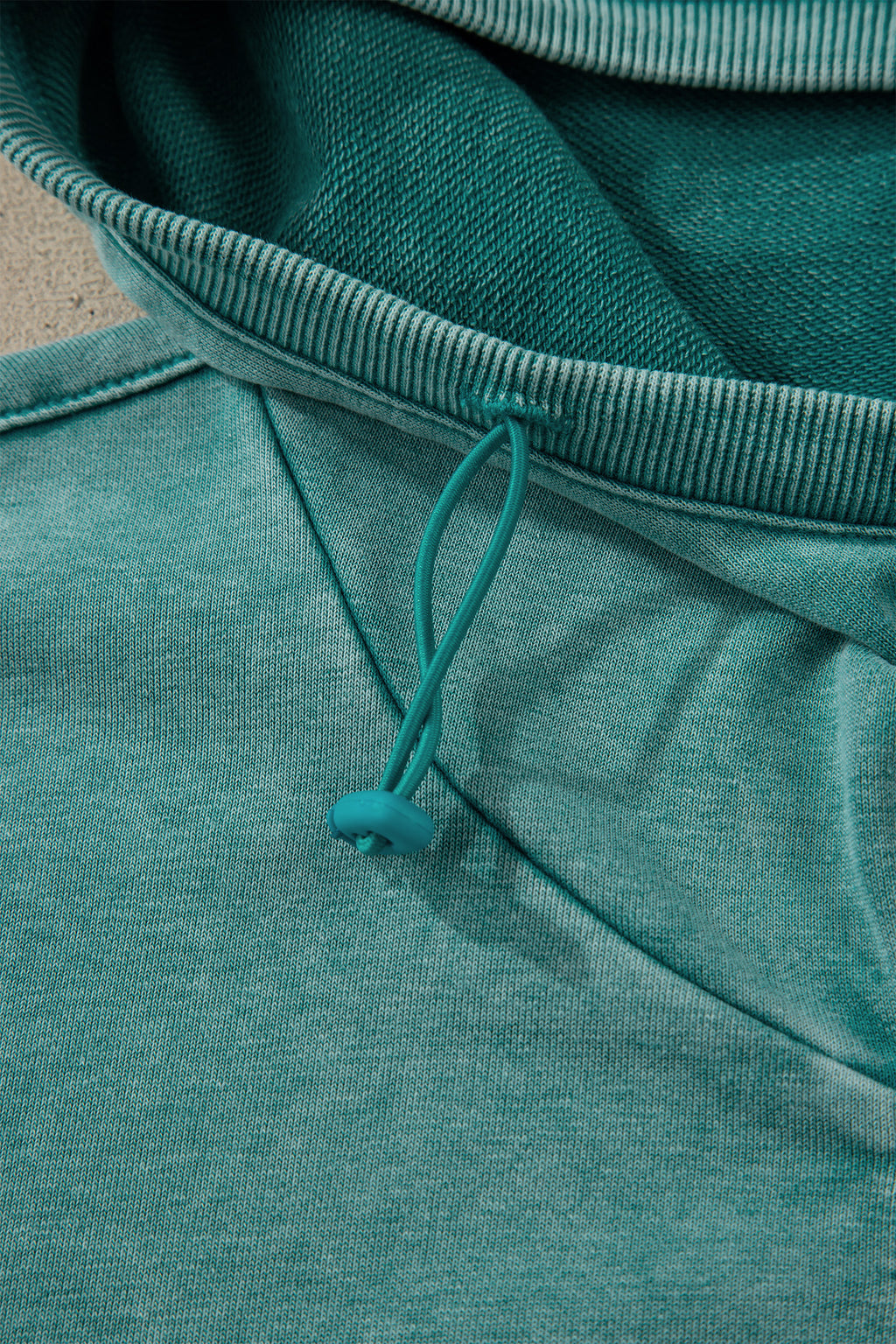 Cozy Mineral Wash Half Zip Hoodie