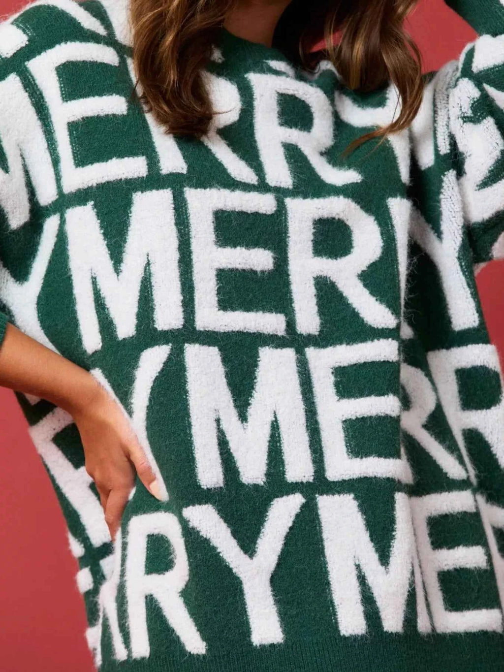 Christmas Merry Festive Holiday Sweater - Velvet Stardust Co.