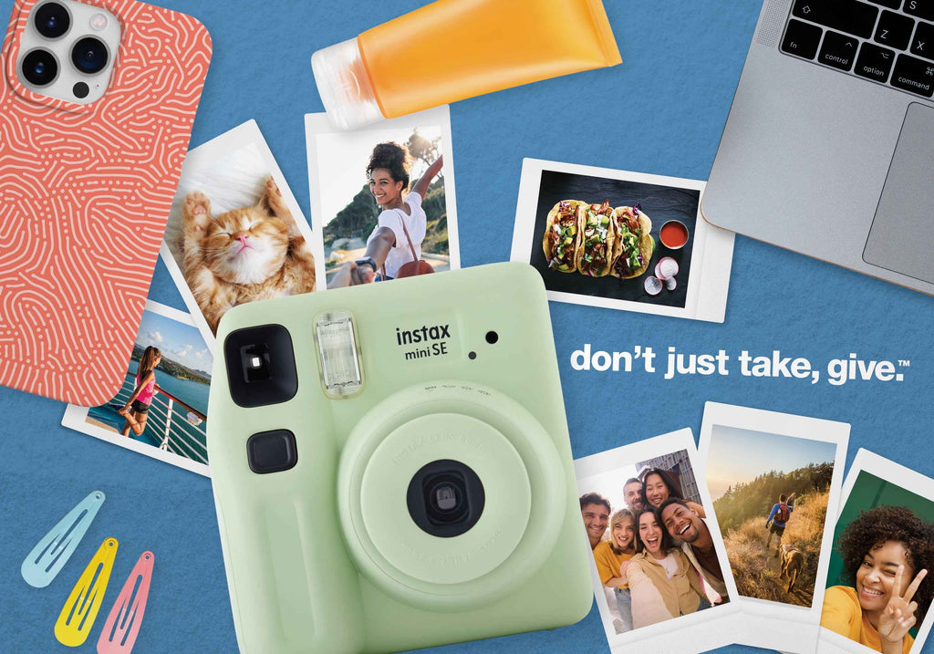 Fujifilm Instax Mini SE Instant Camera + 10-Pack Film – Pink Edition