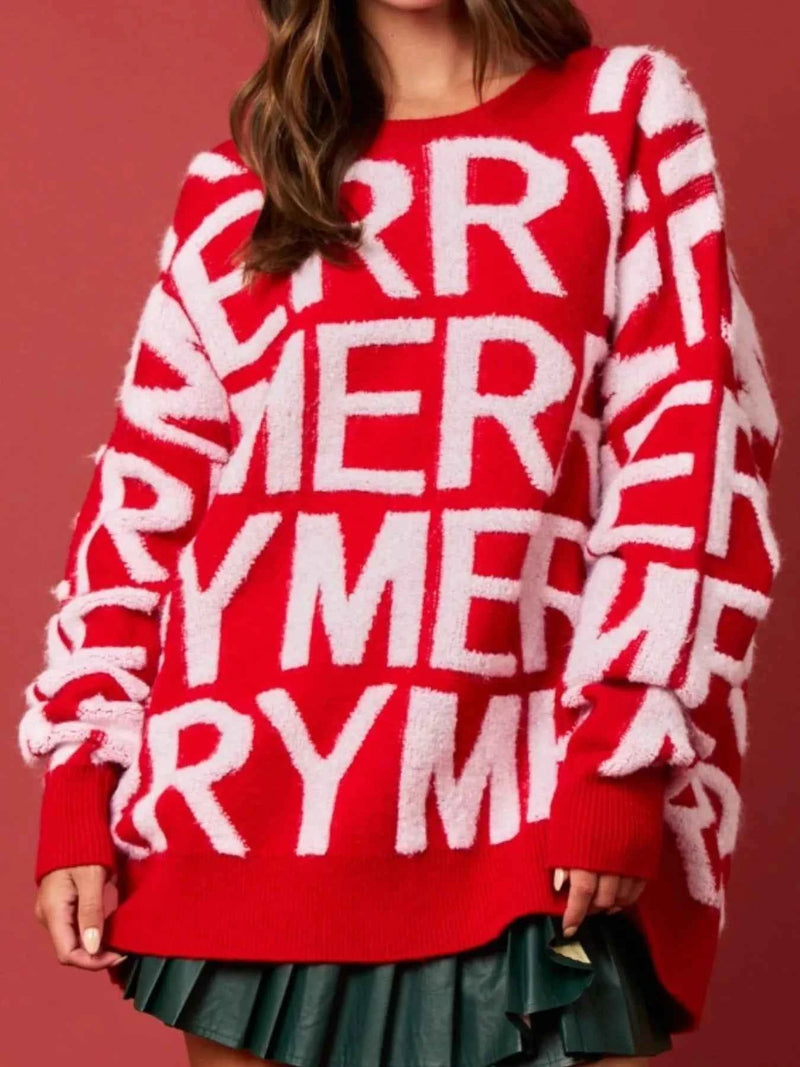 Christmas Merry Festive Holiday Sweater