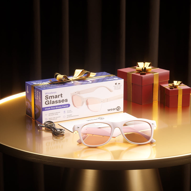 Classic Shiny Black – weariQ Bluetooth Smart Glasses