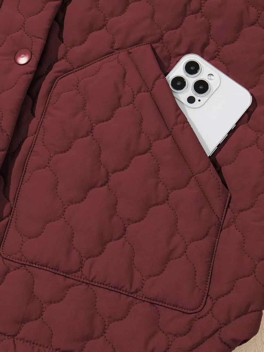 Quilted Snap Down Zip Up Vest Coat - Velvet Stardust Co.