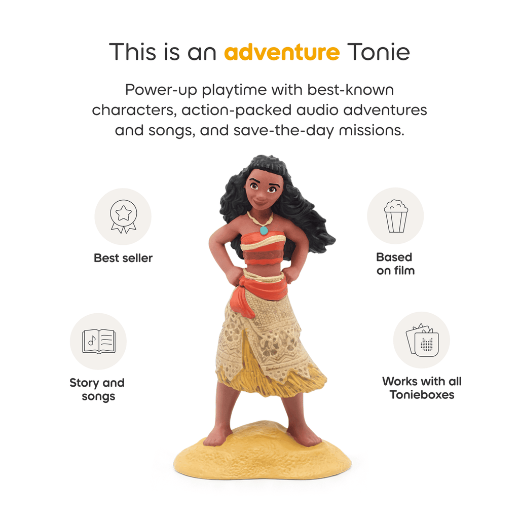 Toniebox™ 2 Audio Player Gift Bundle – Cloud Pink Edition with Moana & Disney Quiz Kingdom