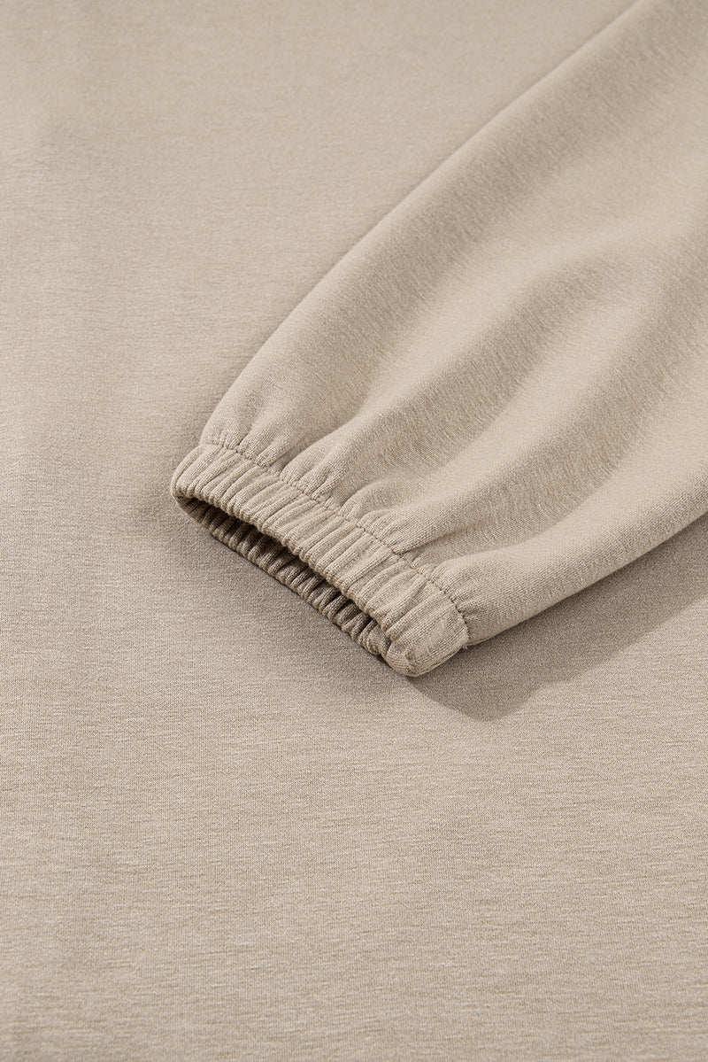 Goat Contrast Bow Embroidered Zip Up Jacket Hoodie