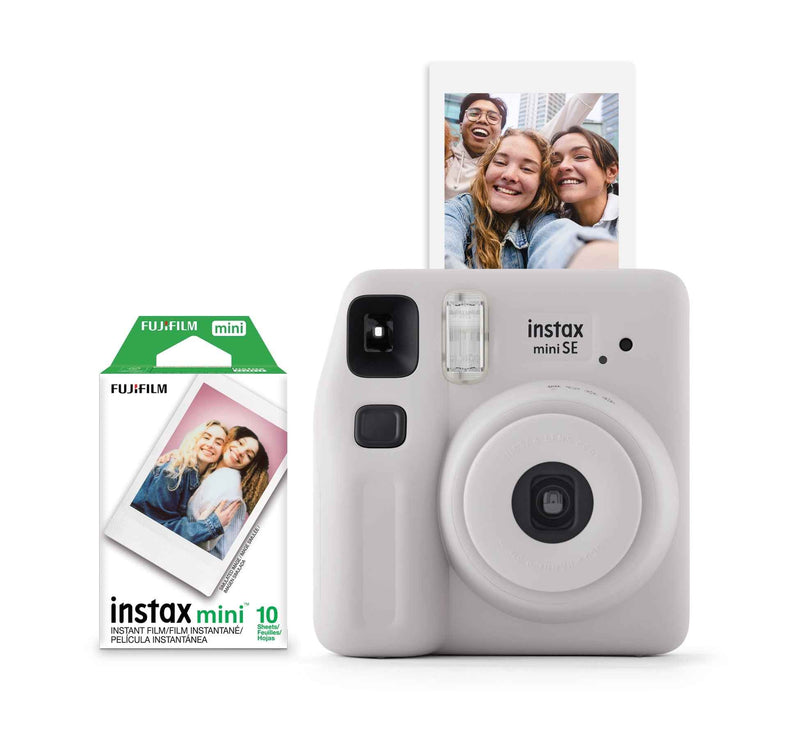 Fujifilm Instax Mini SE Instant Camera + 10-Pack Film – Pink Edition