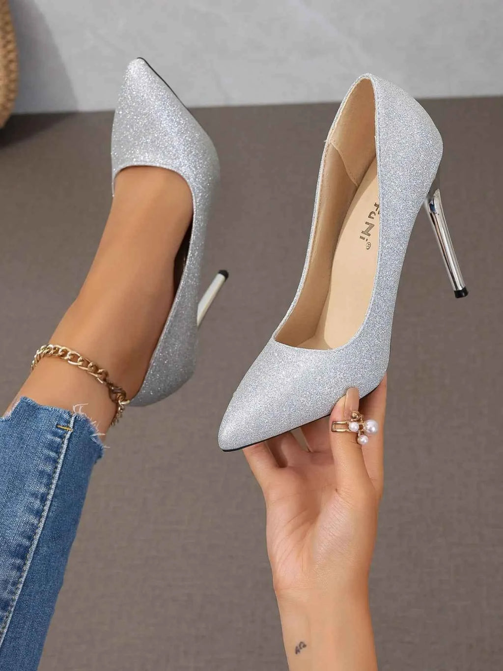 Point Toe Stiletto Pumps