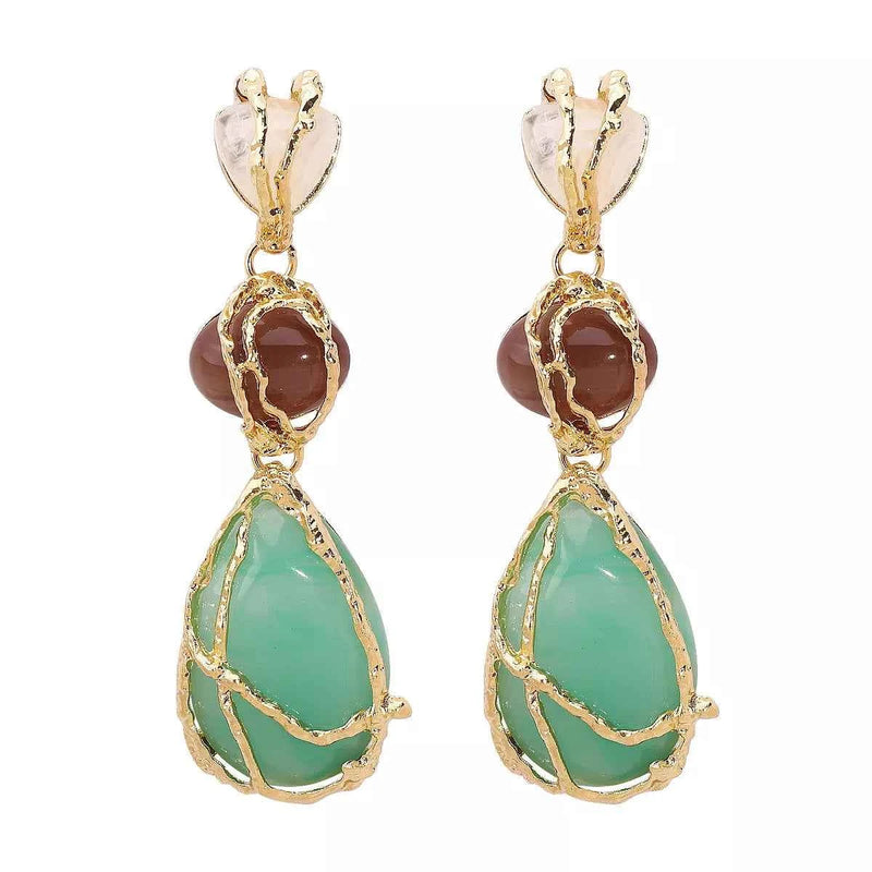 18K Gold-Plated Teardrop Earrings