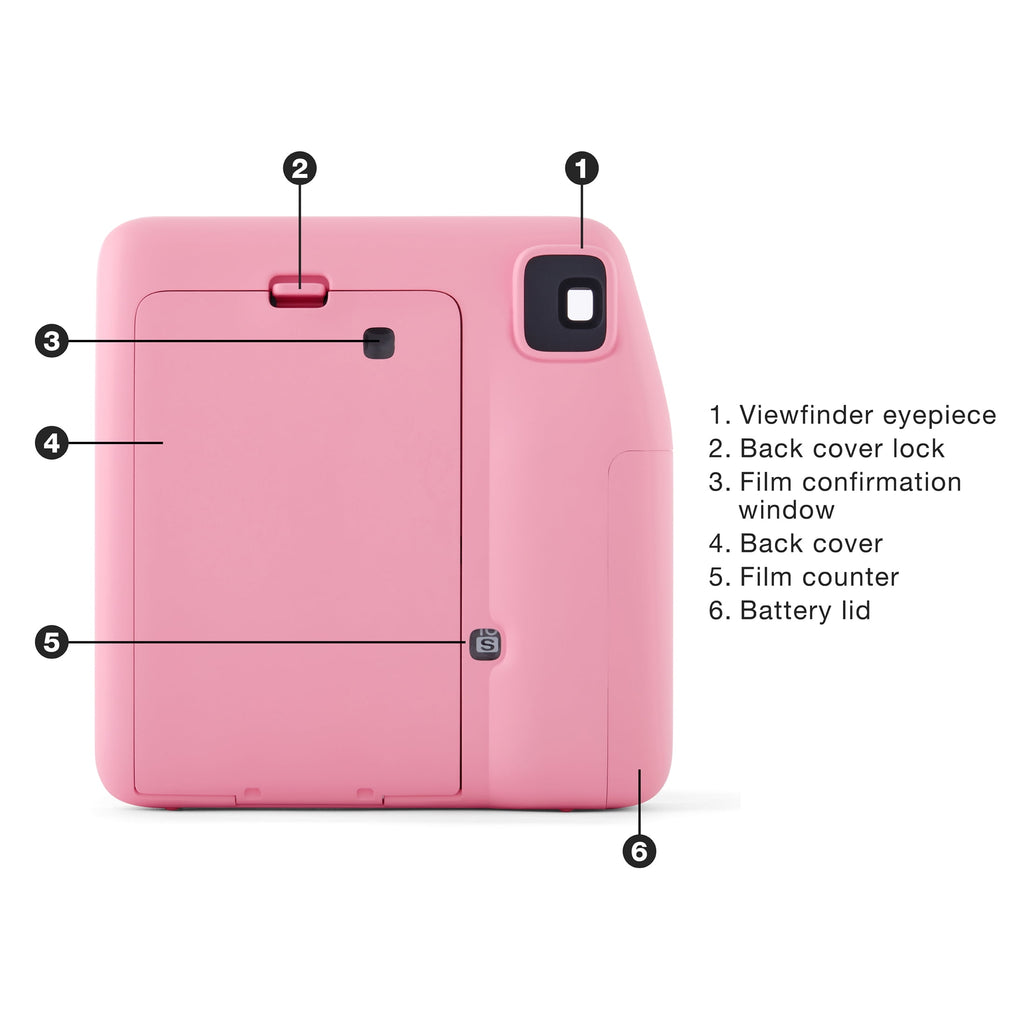 Fujifilm Instax Mini SE Instant Camera + 10-Pack Film – Pink Edition