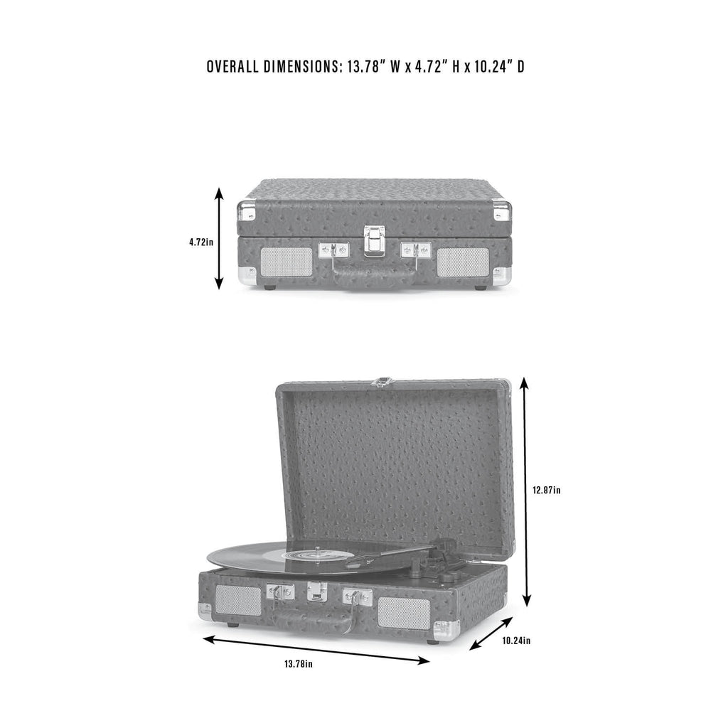 Crosley Cruiser Premier Vinyl Record Player with Speakers & Bluetooth
🎧 Vintage soul. Modern sound