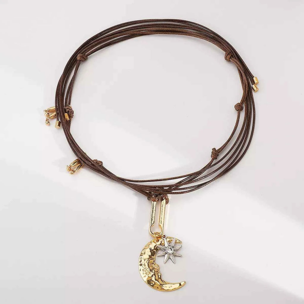 Moon & Sun Pendant Necklace