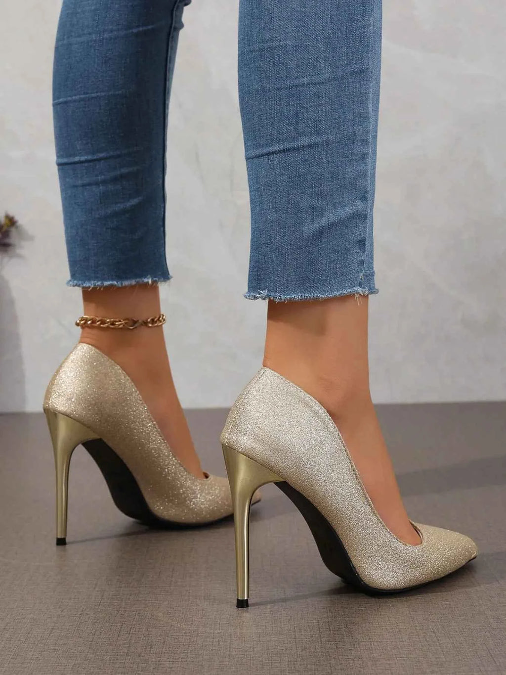 Point Toe Stiletto Pumps