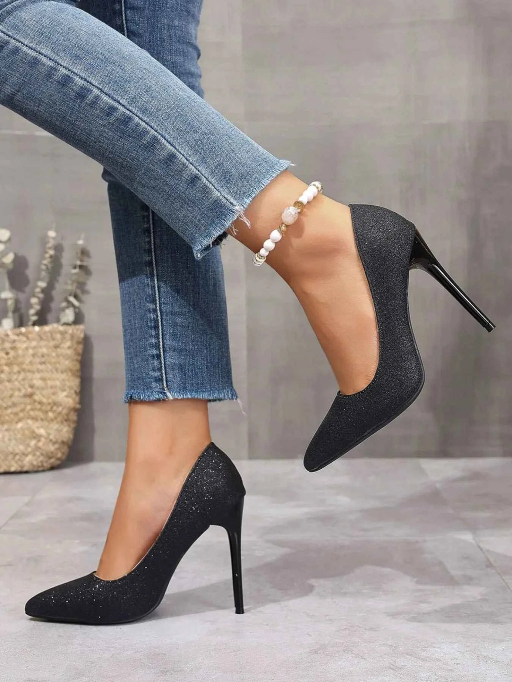 Point Toe Stiletto Pumps