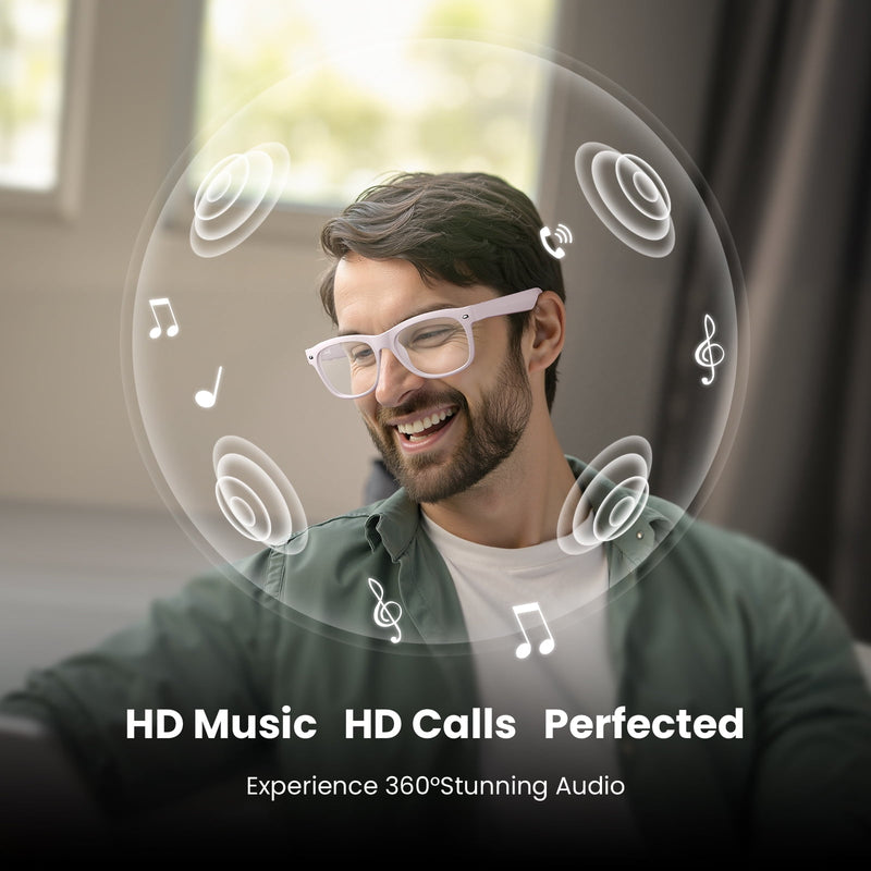 Classic Shiny Black – weariQ Bluetooth Smart Glasses