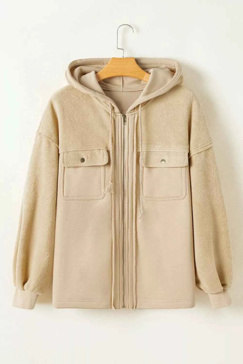 Casual Zip Up Jacket with Pockets