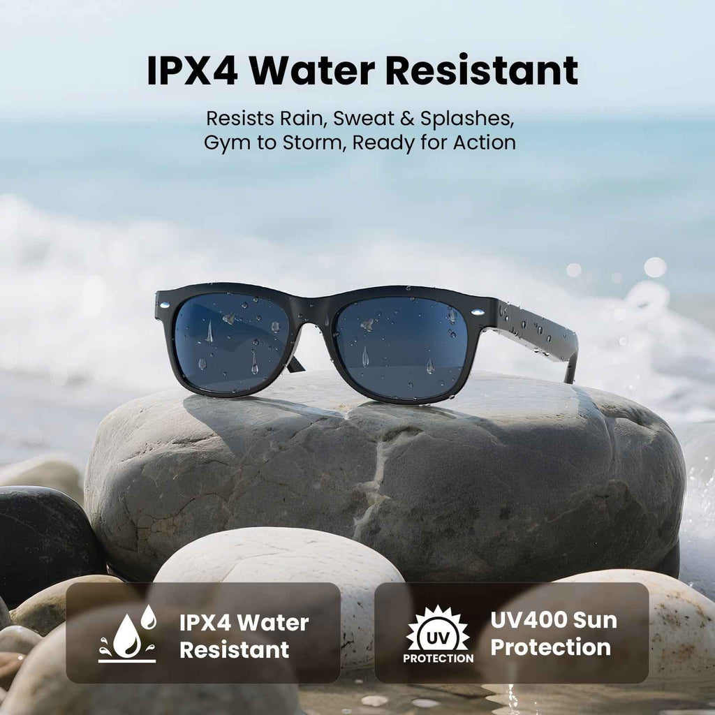 Classic Shiny Black – weariQ Bluetooth Smart Glasses