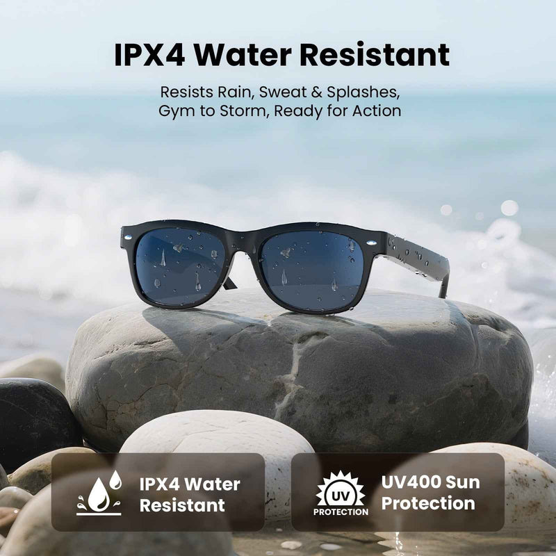 Classic Shiny Black – weariQ Bluetooth Smart Glasses