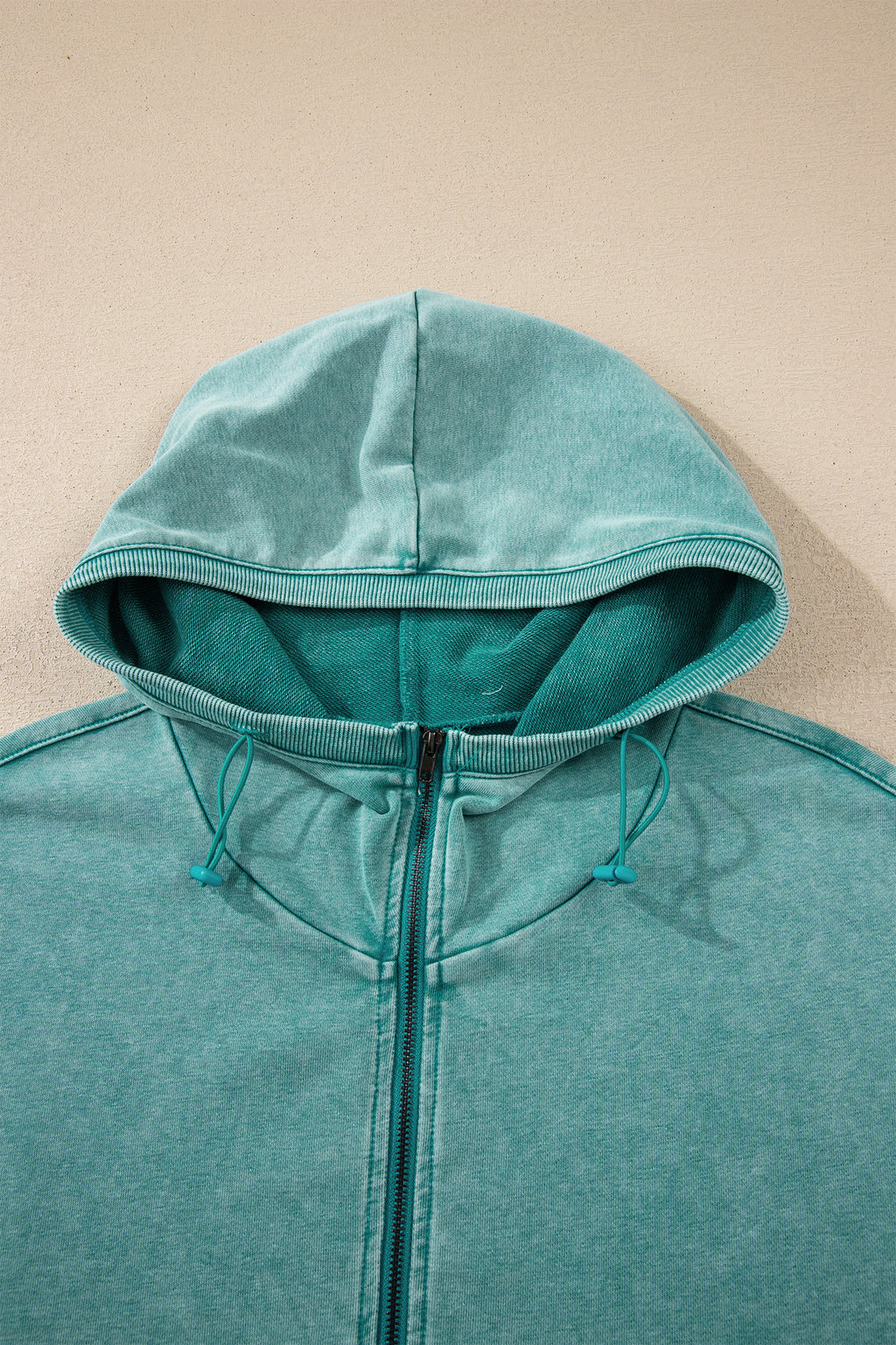 Cozy Mineral Wash Half Zip Hoodie