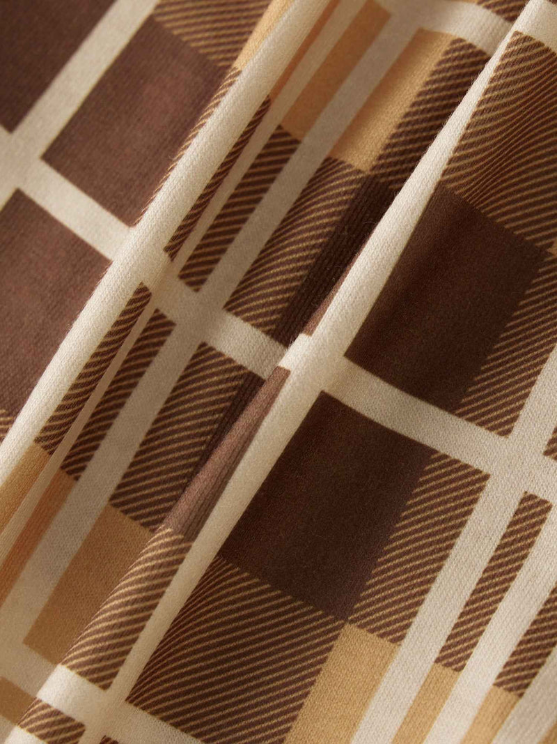 Jaweiwi Family Matching Christmas Pajama Set – Cozy Reindeer Plaid Sleepwear for the Holidays