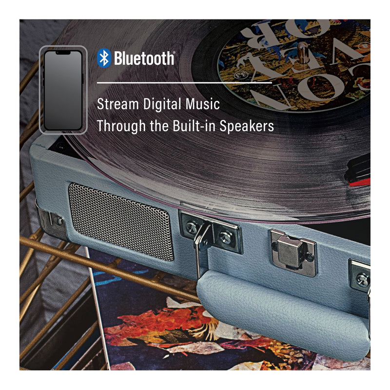 Crosley Cruiser Premier Vinyl Record Player with Speakers & Bluetooth
🎧 Vintage soul. Modern sound