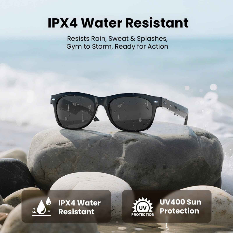 Classic Shiny Black – weariQ Bluetooth Smart Glasses