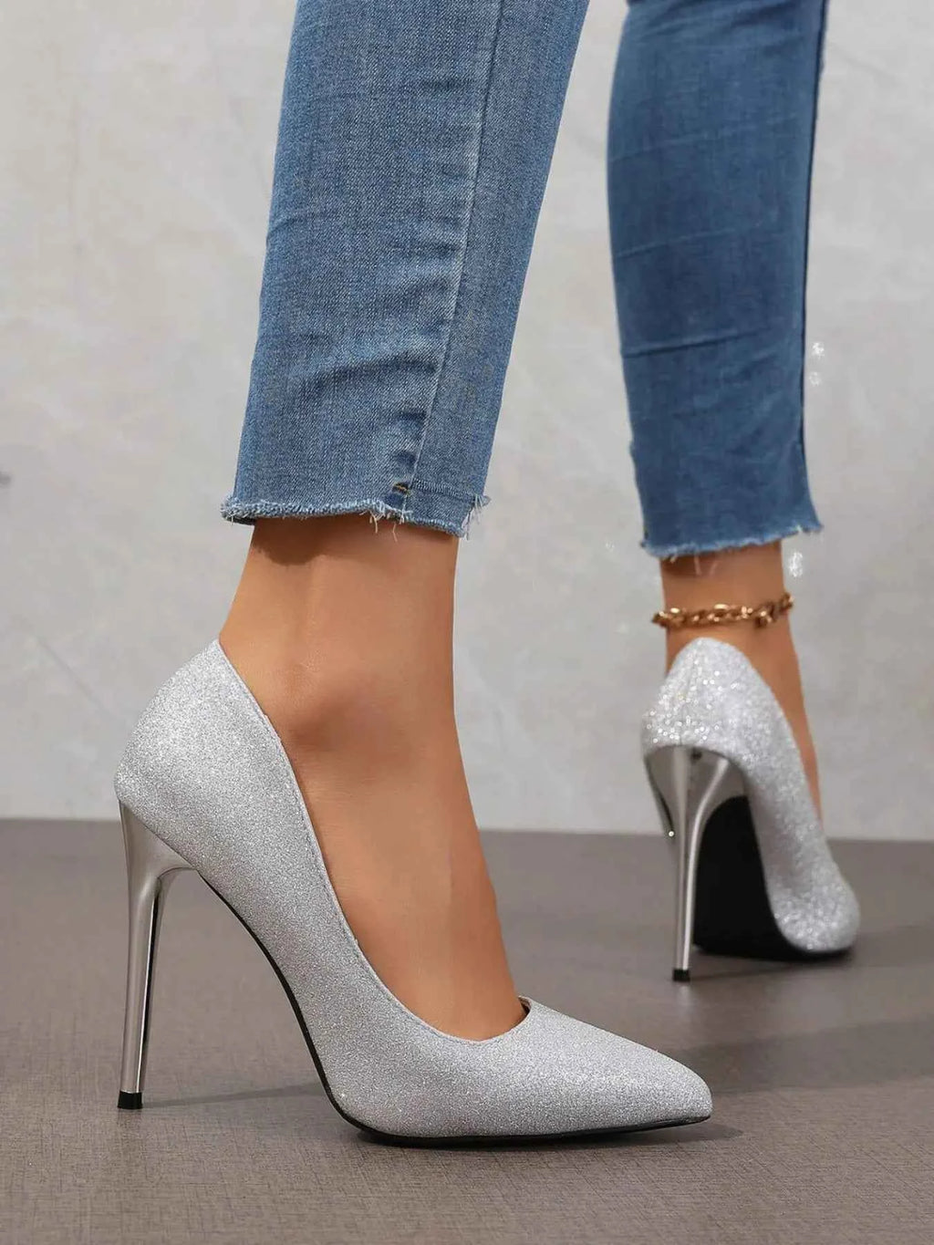 Point Toe Stiletto Pumps