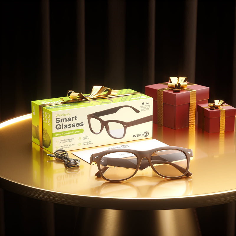 Classic Shiny Black – weariQ Bluetooth Smart Glasses