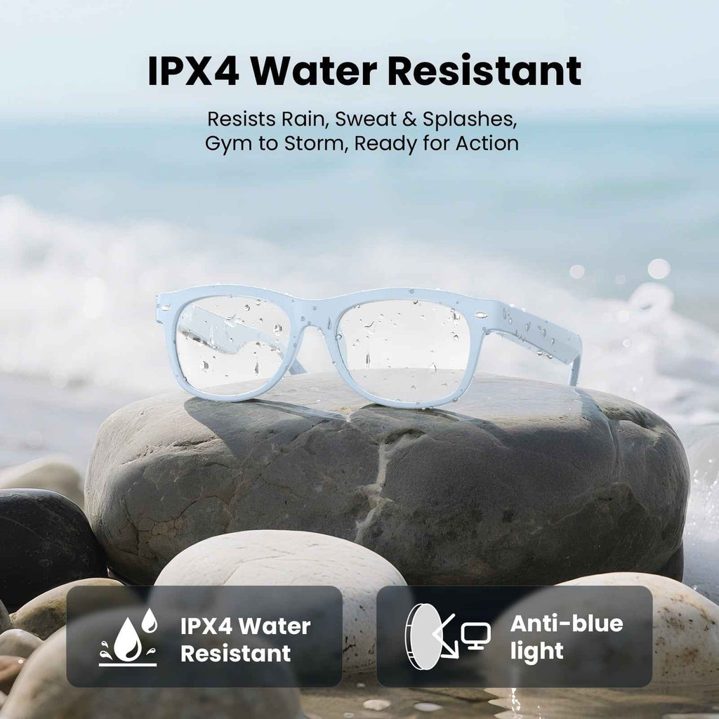 Classic Shiny Black – weariQ Bluetooth Smart Glasses