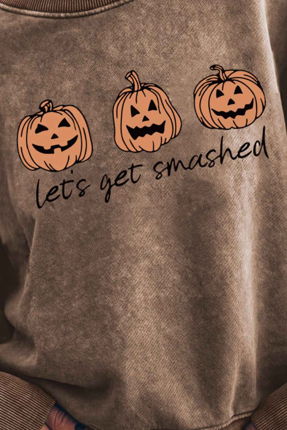 LET'S GET SMASHED Halloween Graphic Sweatshirt - Velvet Stardust Co.