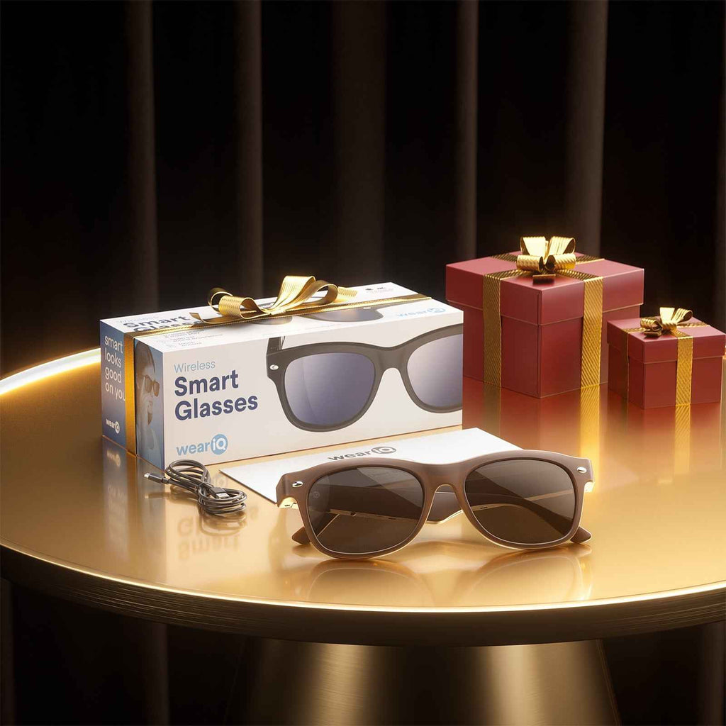 Classic Shiny Black – weariQ Bluetooth Smart Glasses