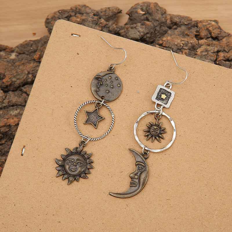 Star, Sun, and Moon Earrings - Velvet Stardust Co.