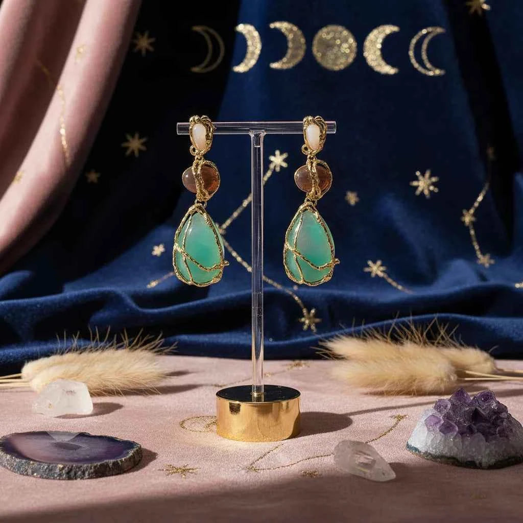 18K Gold-Plated Teardrop Earrings