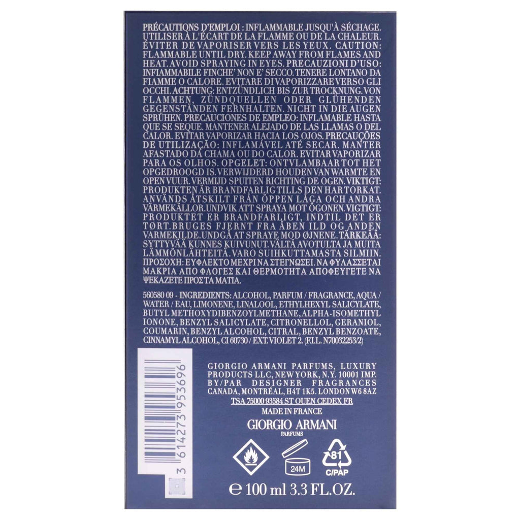 Giorgio Armani – Acqua Di Gio Profondo Parfum Spray for Men (3.3 oz)